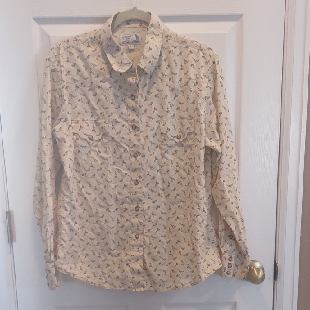 Floral Button-Up Shirt